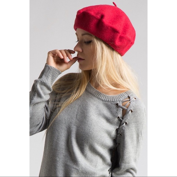 🆕5⭐️Adorable French Knit Beret - Picture 4 of 7